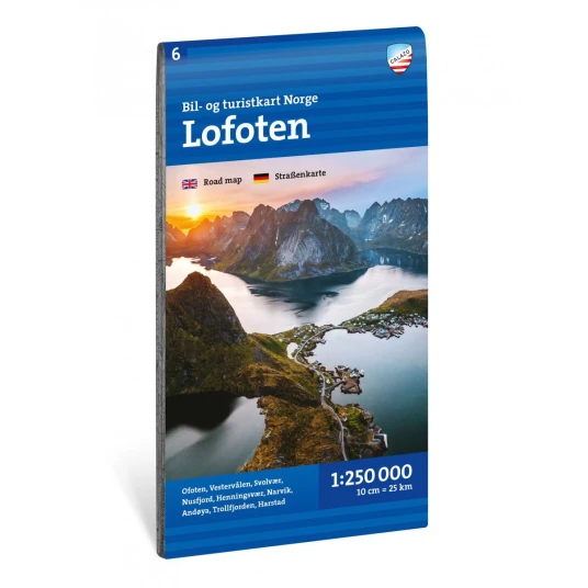 Bilog turistkart Lofoten