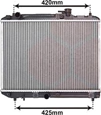 VAN WEZEL 52002034 Radiator motorkjøling