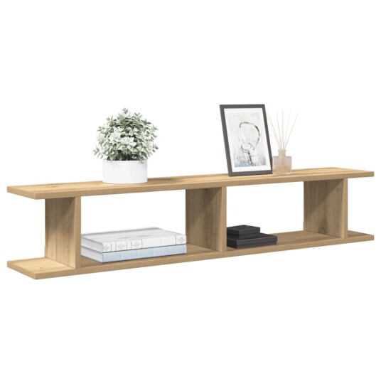 Vegghyller 2 stk artisan eik 105x18x20 cm konstruert tre 8721158439567