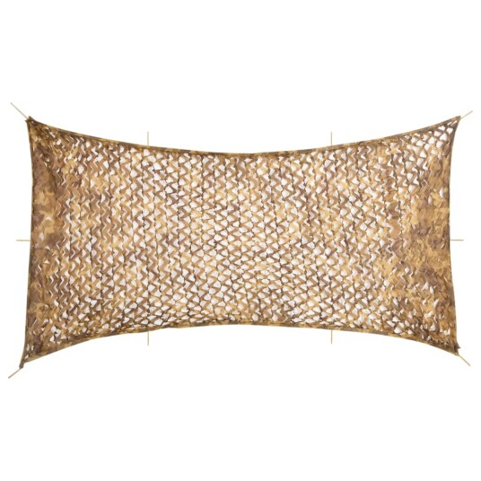 Kamuflasjenett med oppbevaringspose 708x423 cm sand Kamuflasjenett med oppbevaringspose 708x423 cm sand