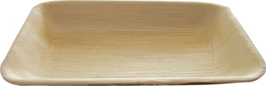 Fibertallerken, Hampi, 25X16x3cm, Natur - (4 Stk.)
