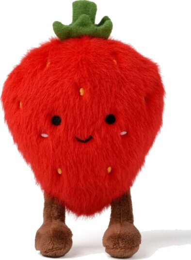Teddykompaniet Teddy Fruits Jordgubbe RED 12 cm