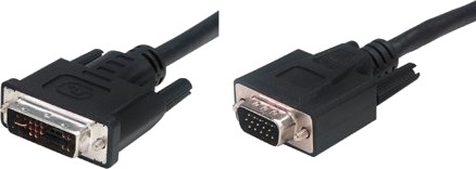 Tecline 38905 5 M Vga D-Sub Dvi Hankjønn Hankjønn Sort
