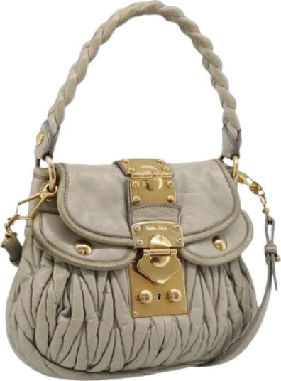 Miu Miu Pre owned Dame Pre owned Grå ONE SIZE,