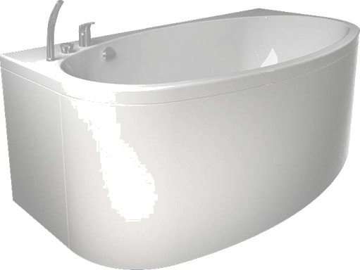 Westerbergs Badekar Norden 170O Akryl Hvit 1700x900mm