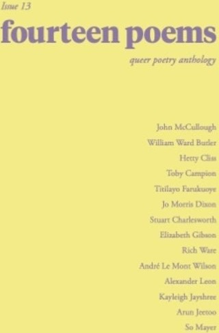 fourteen poems issue 13: a queer poetry anthology