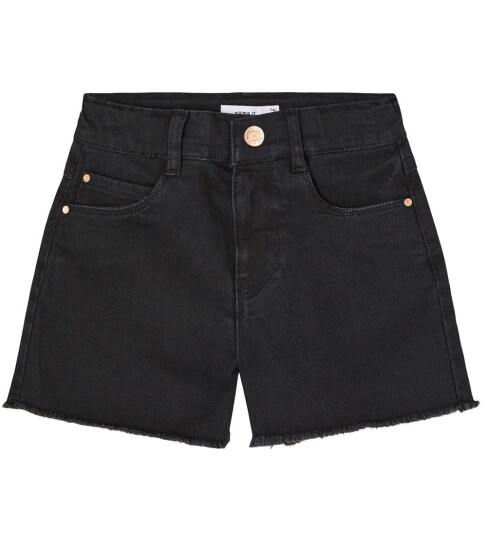 name it Nkfrose Hw Mom  Dnm Shorts 8222-Ya Noos Black 92
