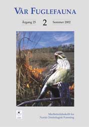 Norsk Ornitologisk Forening Vår Fuglefauna   2002 2 årgang 25