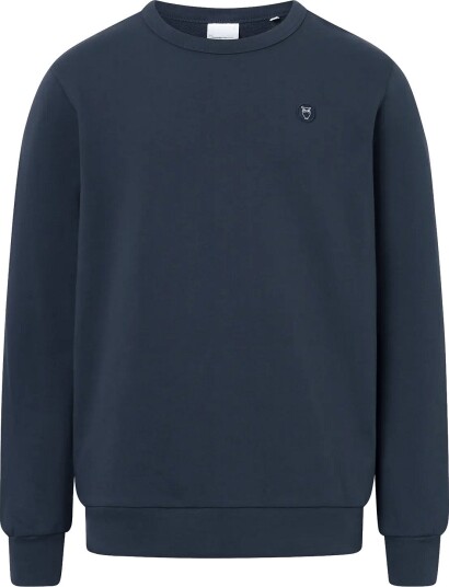 Knowledge Cotton Apparel Basic Badge Sweat Gots/Vegan Navy XL