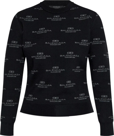 Balenciaga Dame Strikkevarer Svart M, Balenciaga Dame Strikkevarer Svart M,