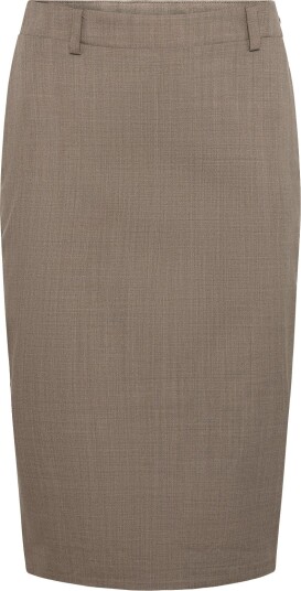 Ahlvar Gallery Ava Wool Skirt LIGHT BROWN XL