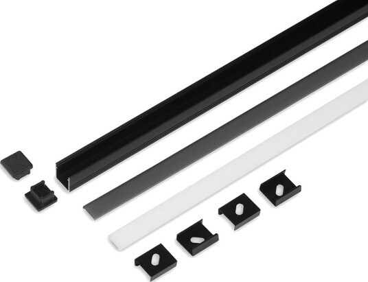 Topmet 2m sett SMART10 + C2 CLICK Svart anodisert