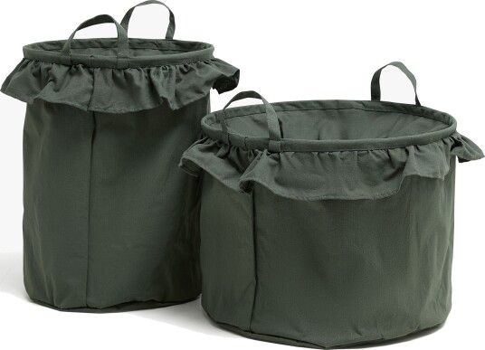 Alice & Fox DEMI Oppbevaringskurv 2-pack Dusty Green Alice & Fox DEMI Oppbevaringskurv 2-pack Dusty Green