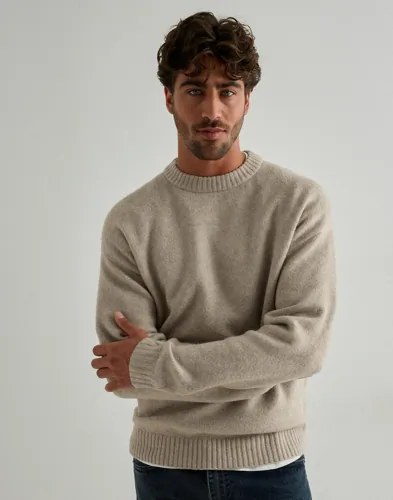 Jack & Jones Jjesoho Ollie Knit Crew Neck Sn Strikkegensere Beige Jack & Jones Jjesoho Ollie Knit Crew Neck Sn Strikkegensere Beige