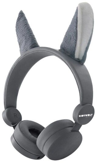 Kidywolf-Hodetelefoner Med Kabel Og Avtakbare Ulveører Kidywolf-Hodetelefoner Med Kabel Og Avtakbare Ulveører