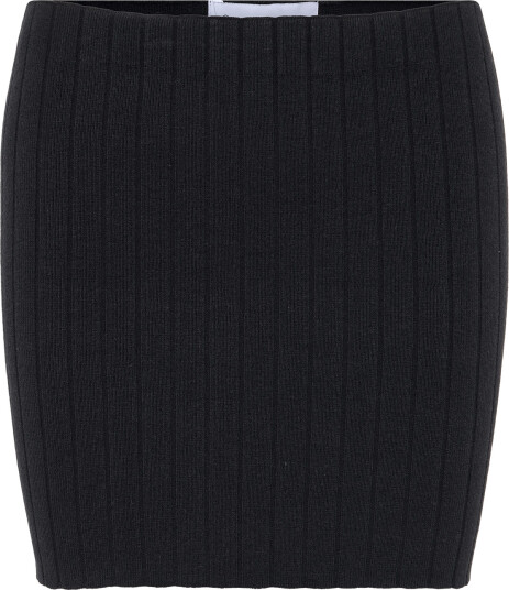 Organic Basics | Soft Knit Rib Mini Skirt | XS