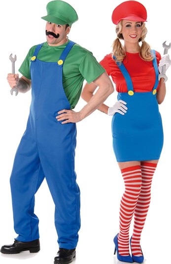 Joker Parkostyme Mario og Luigi Inspirert