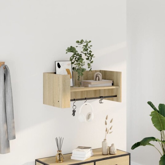 Vegghylle sonoma eik 70,5x35x30,5 cm konstruert tre 8721102806322 Vegghylle sonoma eik 70,5x35x30,5 cm konstruert tre 8721102806322