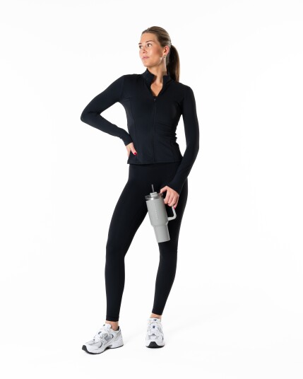 Relode Clean Zip Longsleeve Black - S