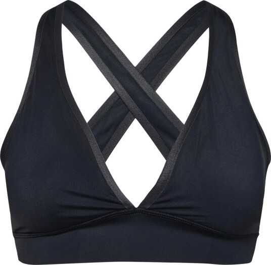 2XU Feather Flex Bonded Cross Back Bra   Black   M