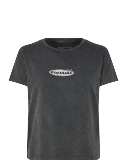 Zadig & Voltaire Alys Hc Motocross Strass   Grey   XS