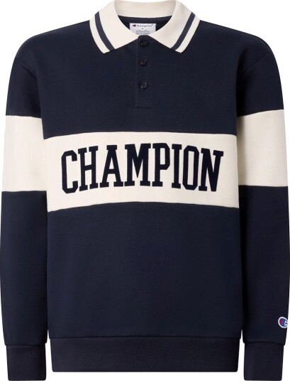 Champion Poloskjorte Blue Champion 9-10 år (134-140) Genser Hvit Marineblå
