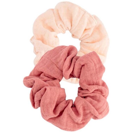 BACHCA Cotton Gauze Scrunchies 2-Pack BACHCA Cotton Gauze Scrunchies 2-Pack