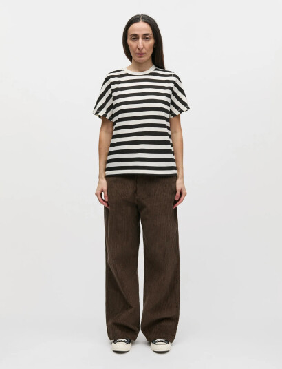 Mads Nørgaard Pretty Cord Carly Pants - Brown - 42 Mads Nørgaard Pretty Cord Carly Pants - Brown - 42