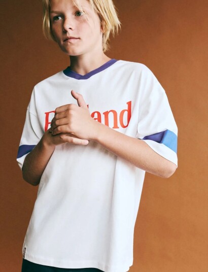 Mango England Football Shirt White 140