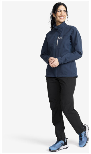 Revolutionrace Softshelljakker Venue Stretch Jacket Dame Moonlit Ocean L