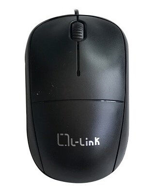 L-Link Ll-2080-N, Ambidekstriøs, Optisk, Usb Type-A, Sort