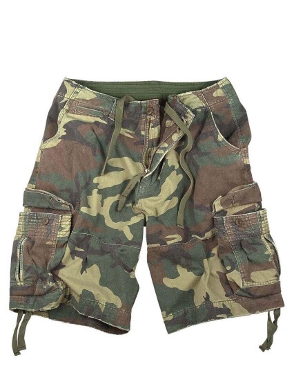 Rothco Vintage Infantry Cargo Shorts Grønn Brun