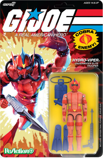 G.I. Joe  ReAction+ Wv7  Hydro Viper Comic