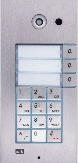 2N Porttelefon Analog Vario Med 3 Knapper Og Tastatur 2N Porttelefon Analog Vario Med 3 Knapper Og Tastatur