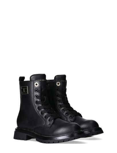 Tommy Hilfiger Tommy Hilfiger Lace Up Booties - Black - 34/22CM