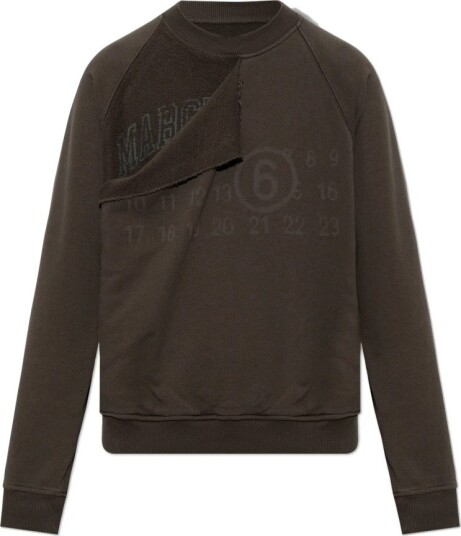 MM6 Maison Margiela Dame Gensere & Hettegensere Brun M,