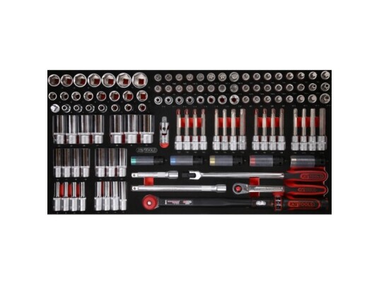 Ks Tools 813.0120, Støpselsett, 120 Hoder, 15,9 Kg