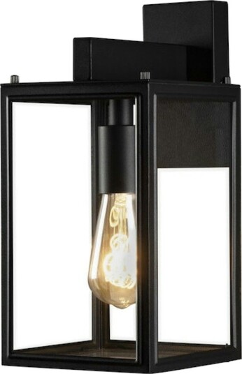 Konstsmide Carpi vegglampe opp/ned E27 svart.