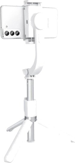 Selfie Stick Oem / Selfie Holder Med Bluetooth Fjernkontroll Stativ Gimbal Stabilisator Hvit Sstr-L08