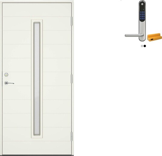 Ytterdør Swedoor Clever-Line+ Mols med Yale Entrus Ytterdør Swedoor Clever-Line+ Mols med Yale Entrus