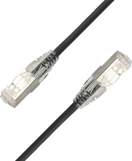 LinkIT SlimPatch F/UTP Cat6a black