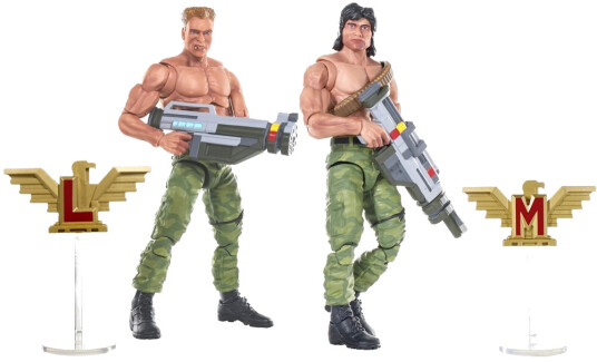 Contra Arcade Edition Bill & Lance 1/12 Scale Signature Series Figure Set 2Pack