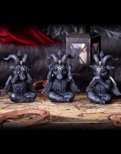 Hear No Evil See No Evil Speak No Evil 3 stk Baphoboo Figurer 13,4 cm