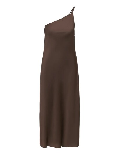ONLY Onlskye Chigo One Shoulder Dress Wvn Ex Brown L ONLY Onlskye Chigo One Shoulder Dress Wvn Ex Brown L