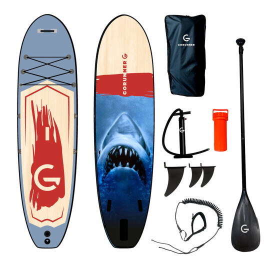 GoRunner Sup Shark Oppbl??sbar SUP (Multipakke)