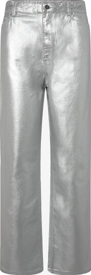 Dante6 Dante6 Axelle Straight Metallic Jeans   SILVER PLATED   44