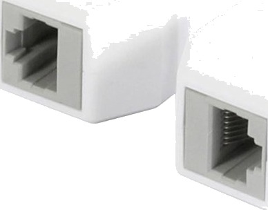 Allnet 201008 RJ45 magnet 50 stk hvit