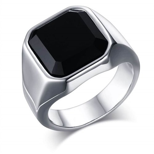 Mens ring "Rock" i rustfritt stål. Mens ring "Rock" i rustfritt stål.