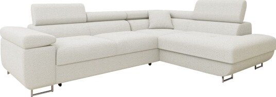 Gabina Sofa med Sjeselong 3 seter Hvit Gabina Sofa med Sjeselong 3 seter Hvit
