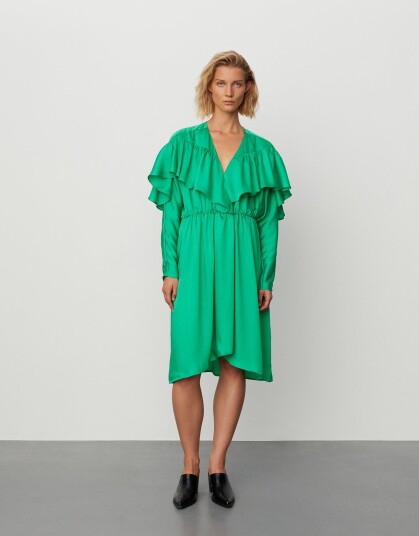 2NDDAY 2Nd Mavis Drapy Twill Solid Green 42